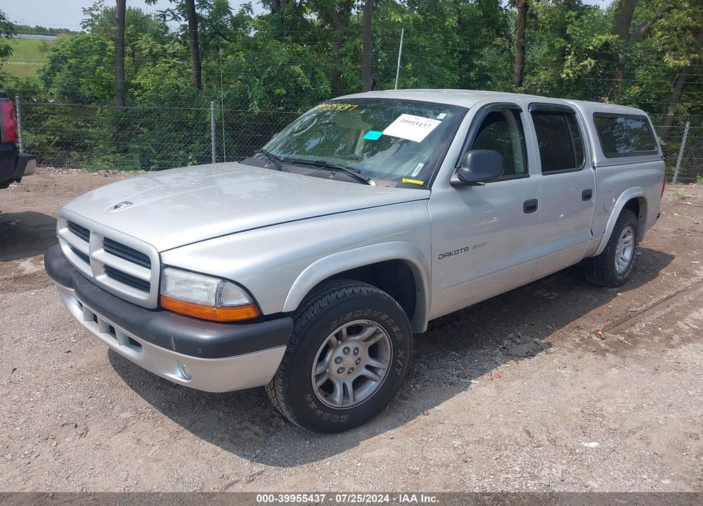 2002 DODGE DAKOTA SPORT VIN: 1B7HL38X72S617786