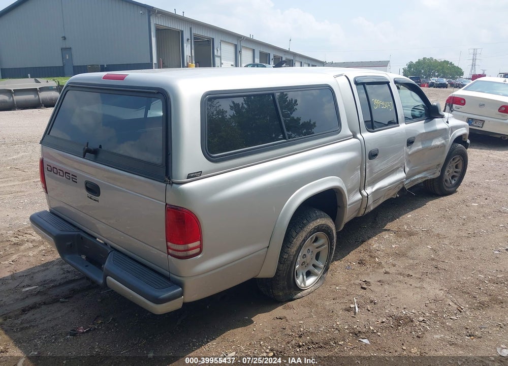 2002 DODGE DAKOTA SPORT VIN: 1B7HL38X72S617786