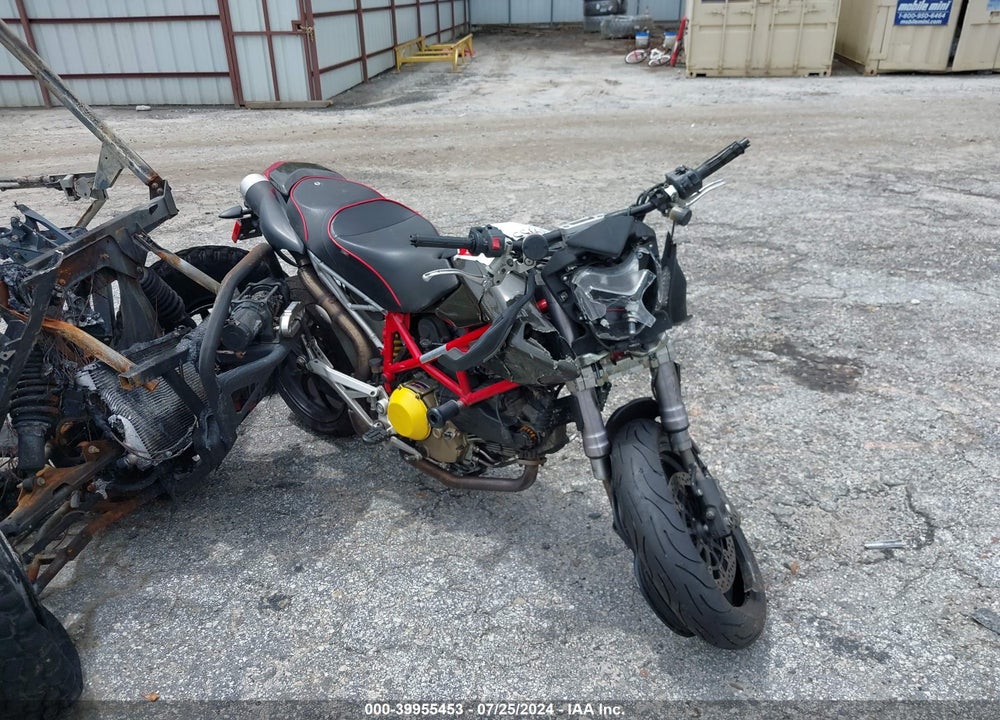 2008 DUCATI HYPERMOTARD 1100/S VIN: ZDM1YACPX8B005920