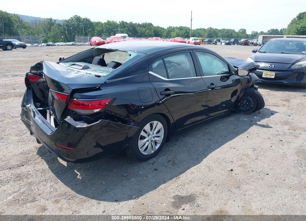 2022 NISSAN SENTRA S XTRONIC CVT VIN: 3N1AB8BV5NY278575