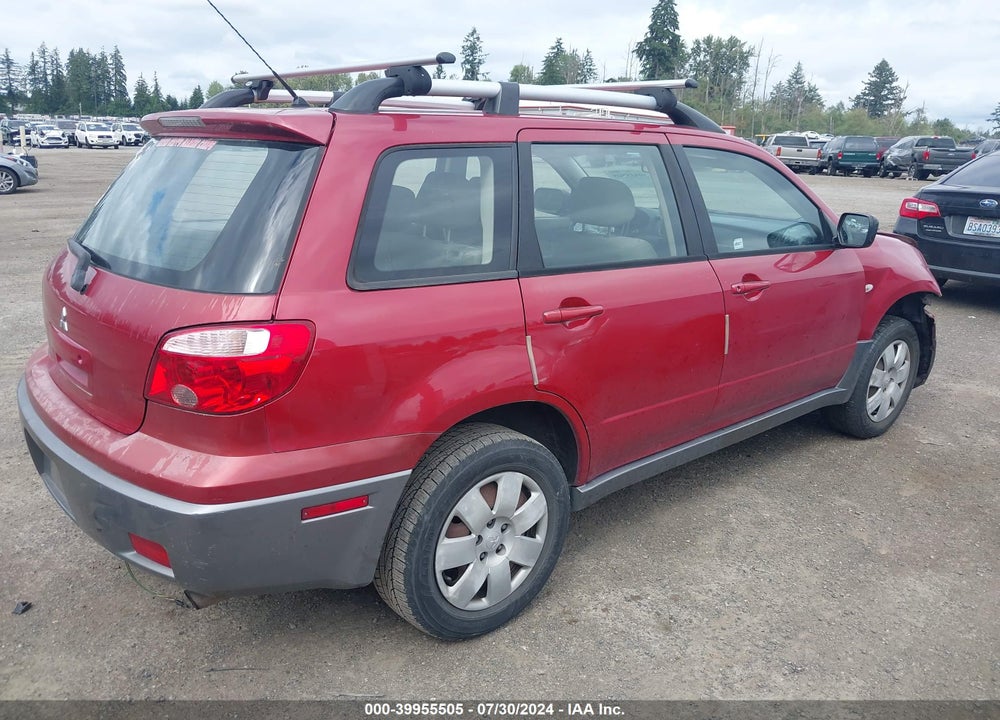 2006 MITSUBISHI OUTLANDER VIN: JA4LX31F96U025889