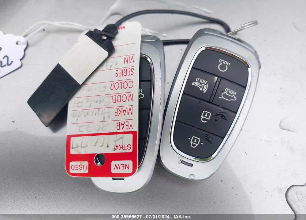 2022 HYUNDAI SANTA FE SEL VIN: 5NMS6DAJ7NH420402