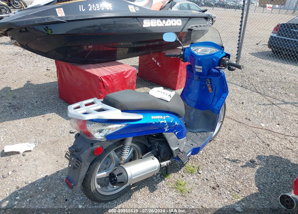 2009 KYMCO USA INC PEOPLE S/200 VIN: RFBD1H11X9B250726