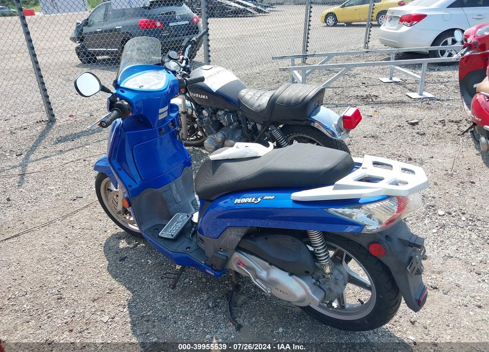 2009 KYMCO USA INC PEOPLE S/200 VIN: RFBD1H11X9B250726