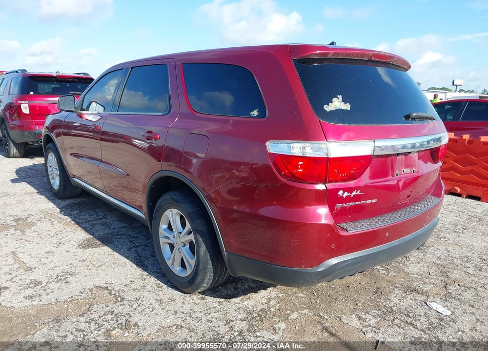 2013 DODGE DURANGO SXT VIN: 1C4RDHAG1DC659828