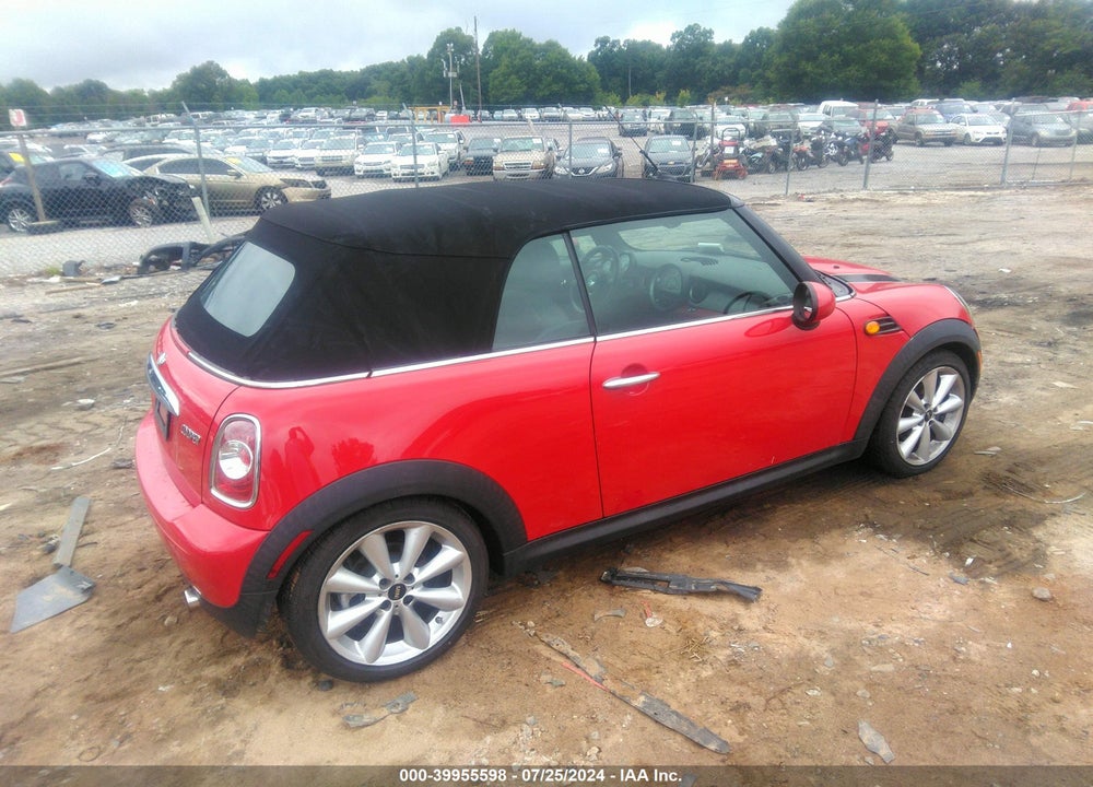 2012 MINI COOPER VIN: WMWZN3C57CT134196