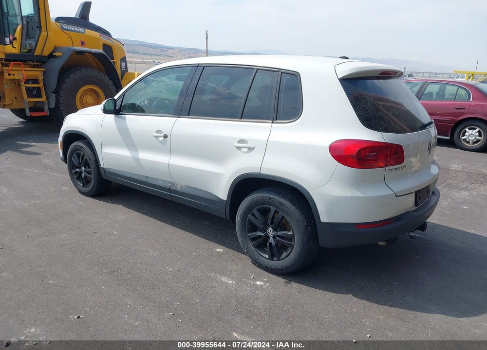 2013 VOLKSWAGEN TIGUAN S VIN: WVGAV3AX2DW624397