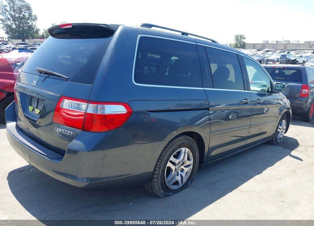 2005 HONDA ODYSSEY EX-L VIN: 5FNRL38755B027981