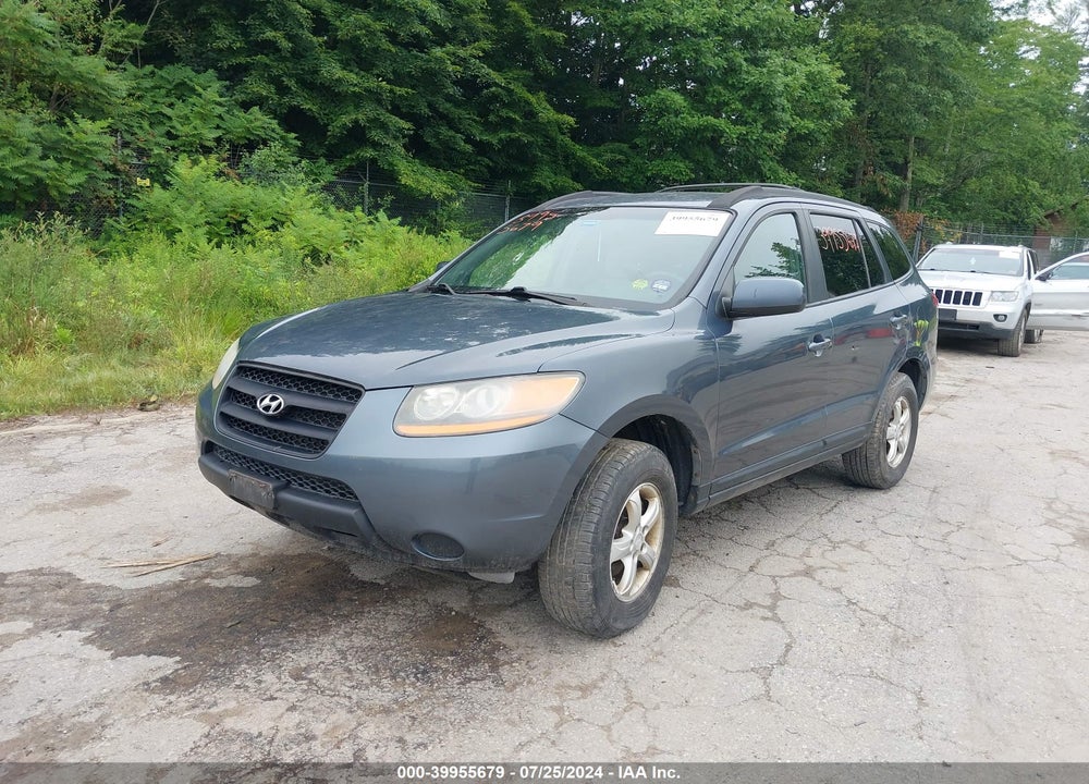 2008 HYUNDAI SANTA FE GLS VIN: 5NMSG13D48H172584