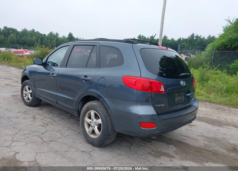 2008 HYUNDAI SANTA FE GLS VIN: 5NMSG13D48H172584