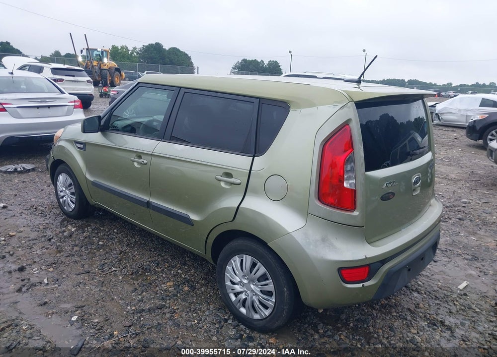 2012 KIA SOUL VIN: KNDJT2A53C7456474