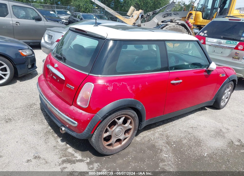 2004 MINI COOPER VIN: WMWRC33494TJ58997