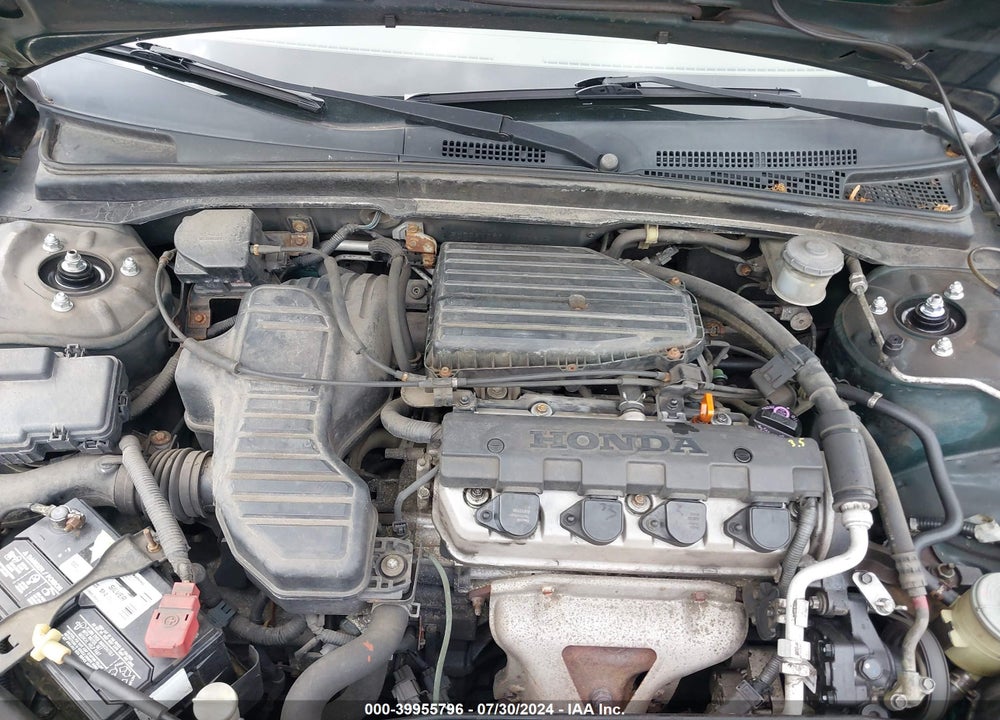 2001 HONDA CIVIC LX VIN: 2HGES16551H615862