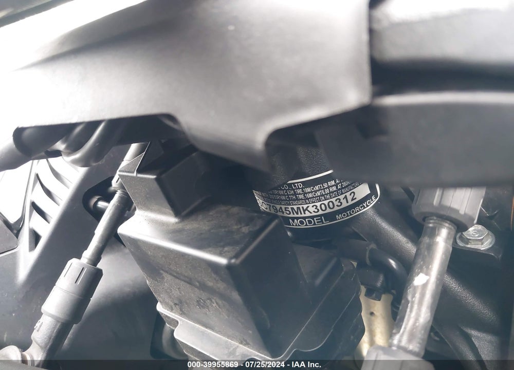 2021 HONDA GL1800 B VIN: JH2SC7945MK300312