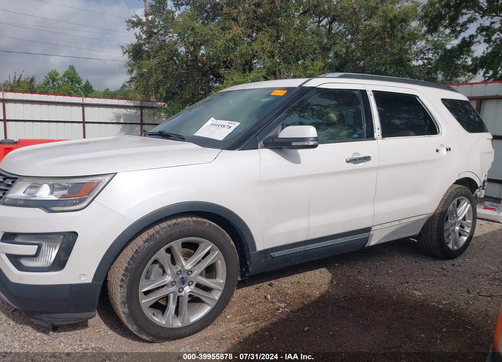 2017 FORD EXPLORER LIMITED VIN: 1FM5K7F80HGD02392
