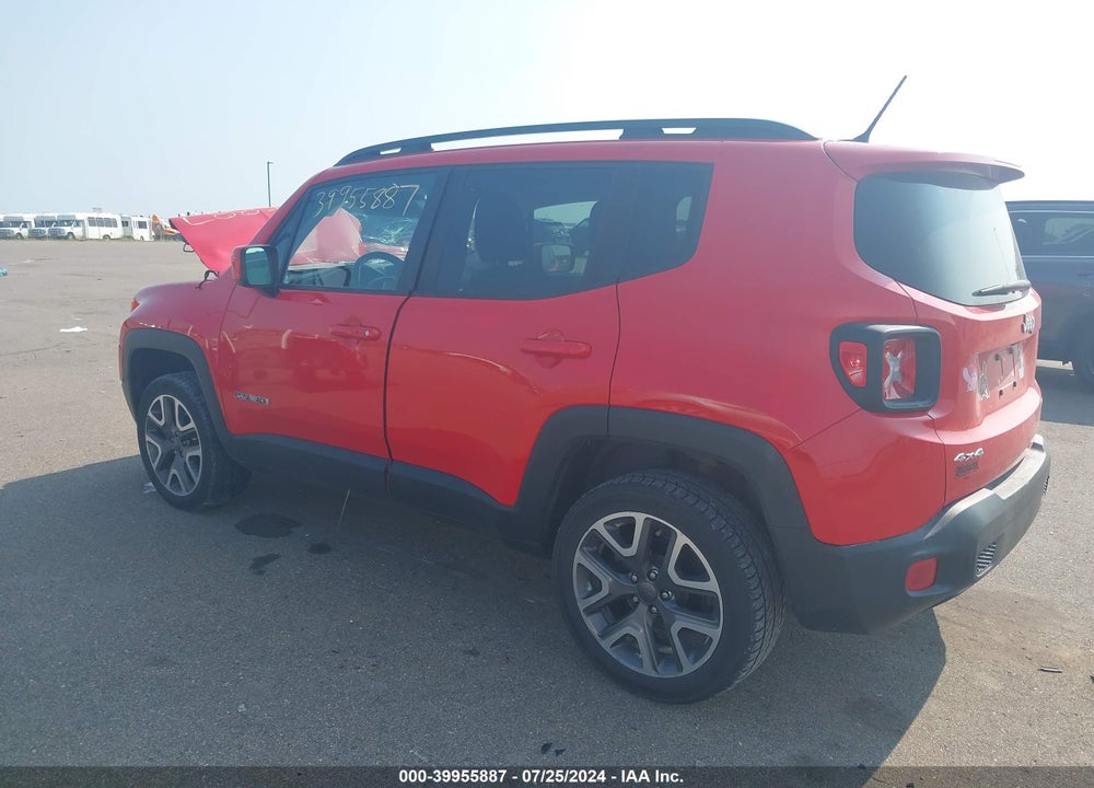 2016 JEEP RENEGADE LATITUDE VIN: ZACCJBBT4GPD63158