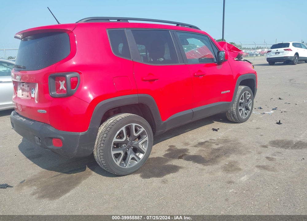 2016 JEEP RENEGADE LATITUDE VIN: ZACCJBBT4GPD63158
