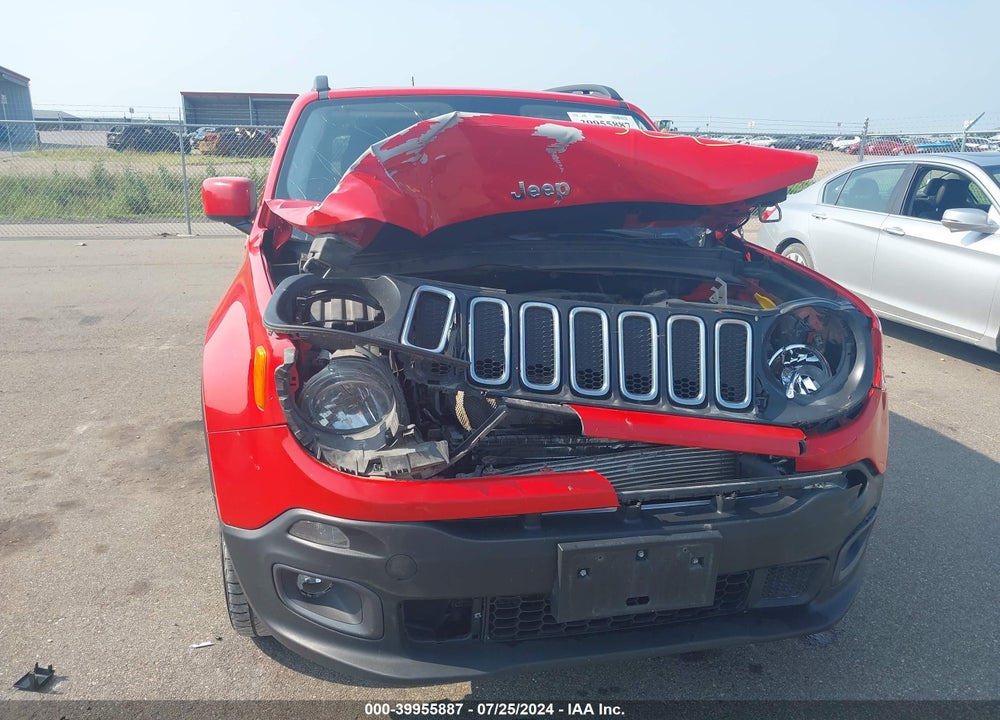 2016 JEEP RENEGADE LATITUDE VIN: ZACCJBBT4GPD63158