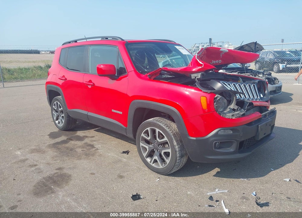 2016 JEEP RENEGADE LATITUDE VIN: ZACCJBBT4GPD63158