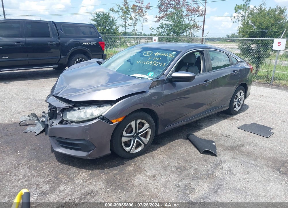 2016 HONDA CIVIC LX VIN: 19XFC2F54GE095048