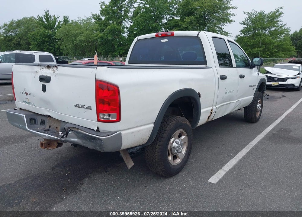 2005 DODGE RAM 2500 ST VIN: 3D7KS28D75G813298
