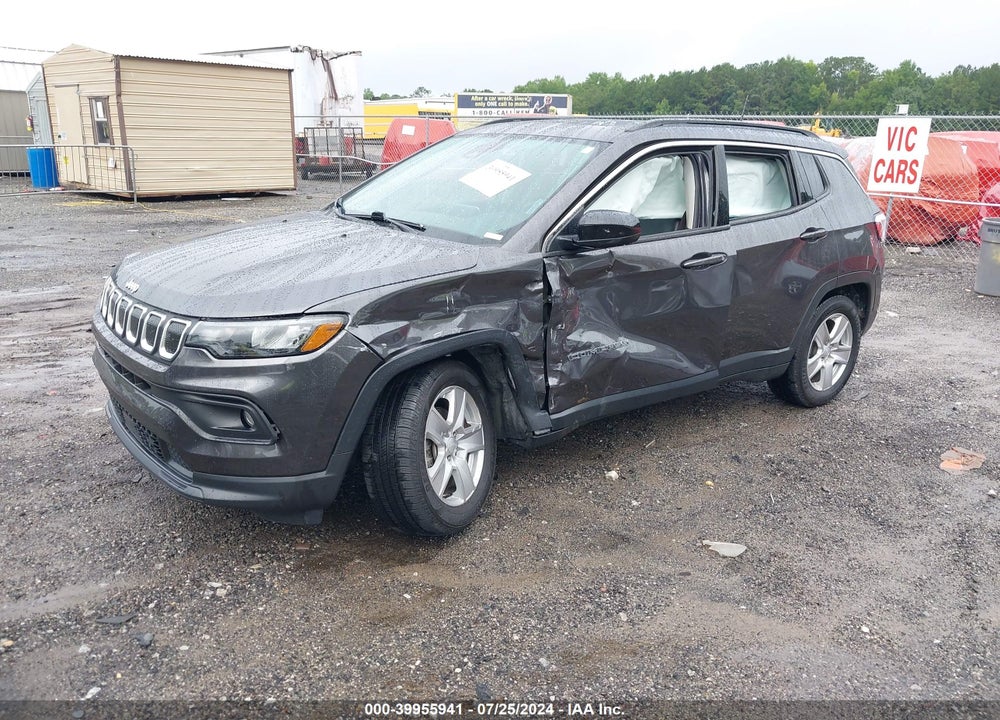 2022 JEEP COMPASS LATITUDE FWD VIN: 3C4NJCBB3NT109470