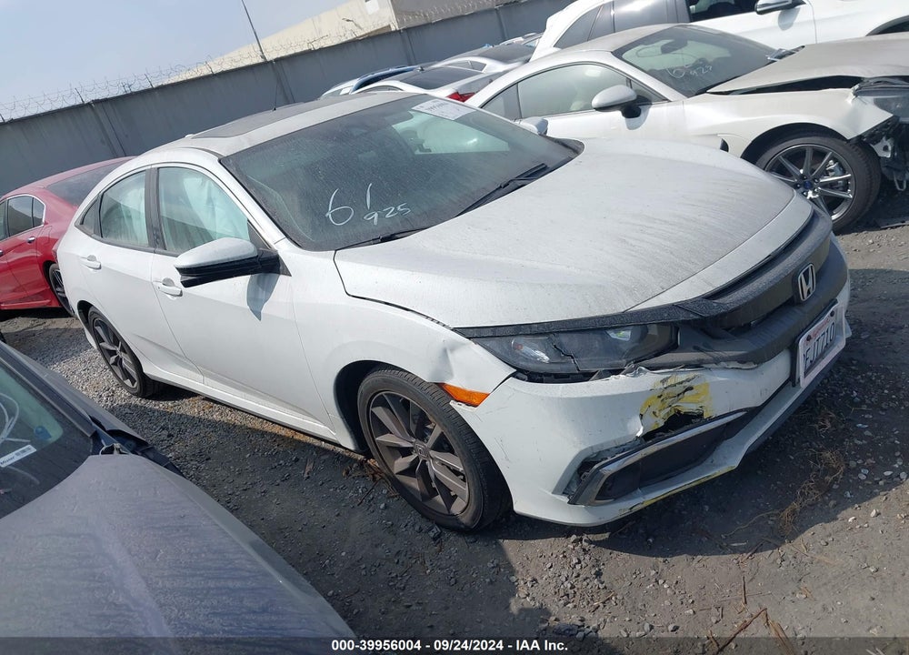 2021 HONDA CIVIC EX-L VIN: 2HGFC1F71MH704190