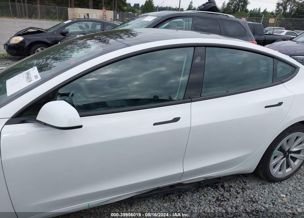 2022 TESLA MODEL 3 LONG RANGE DUAL MOTOR ALL-WHEEL DRIVE VIN: 5YJ3E1EB6NF210089