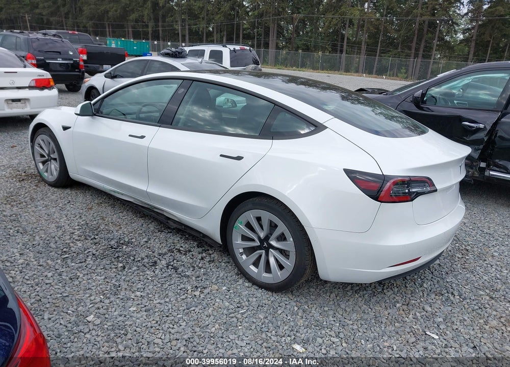 2022 TESLA MODEL 3 LONG RANGE DUAL MOTOR ALL-WHEEL DRIVE VIN: 5YJ3E1EB6NF210089