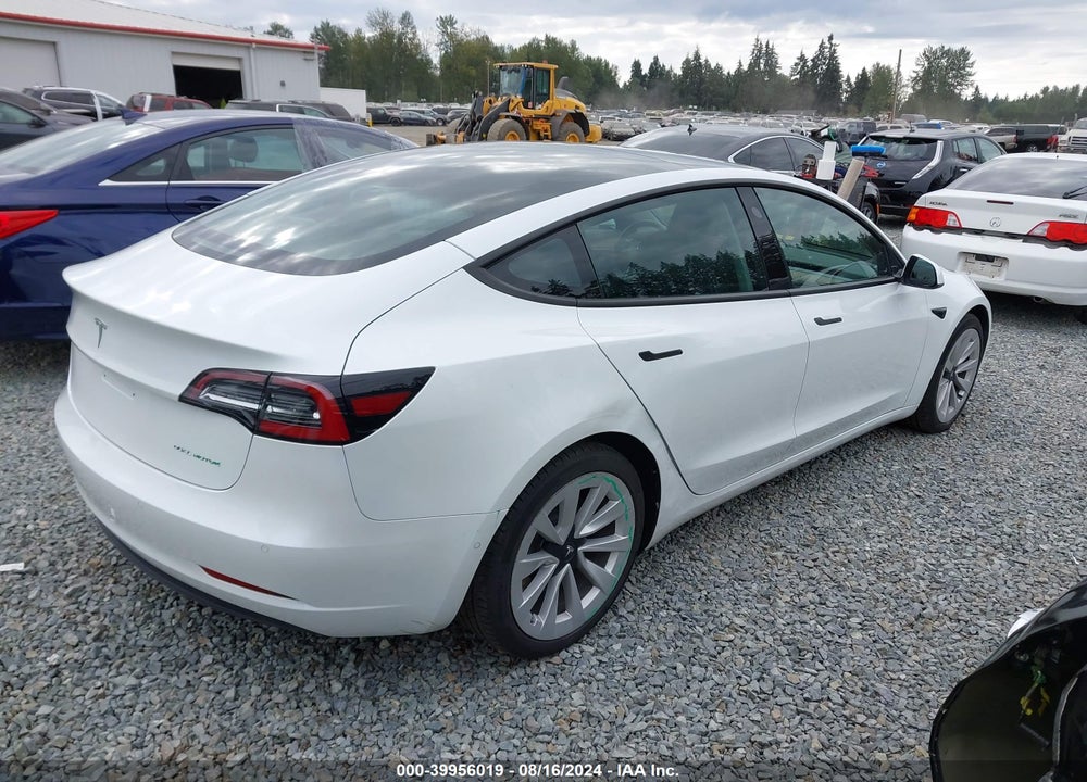 2022 TESLA MODEL 3 LONG RANGE DUAL MOTOR ALL-WHEEL DRIVE VIN: 5YJ3E1EB6NF210089