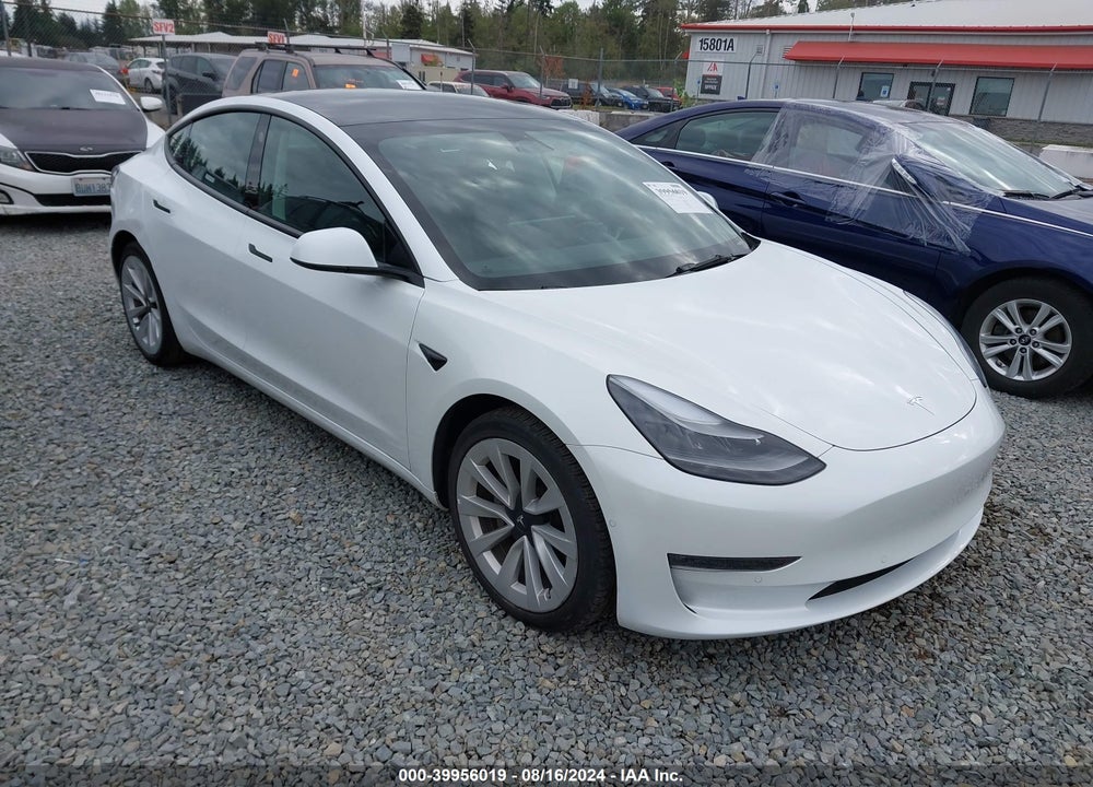 2022 TESLA MODEL 3 LONG RANGE DUAL MOTOR ALL-WHEEL DRIVE VIN: 5YJ3E1EB6NF210089