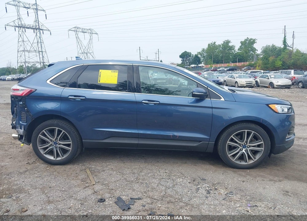 2019 FORD EDGE TITANIUM VIN: 2FMPK4K95KBB47536