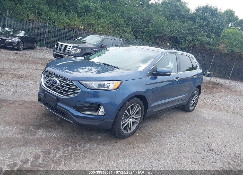 2019 FORD EDGE TITANIUM VIN: 2FMPK4K95KBB47536