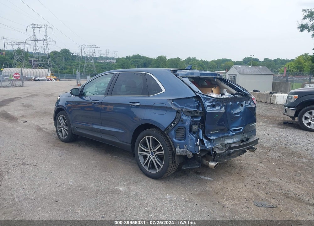 2019 FORD EDGE TITANIUM VIN: 2FMPK4K95KBB47536