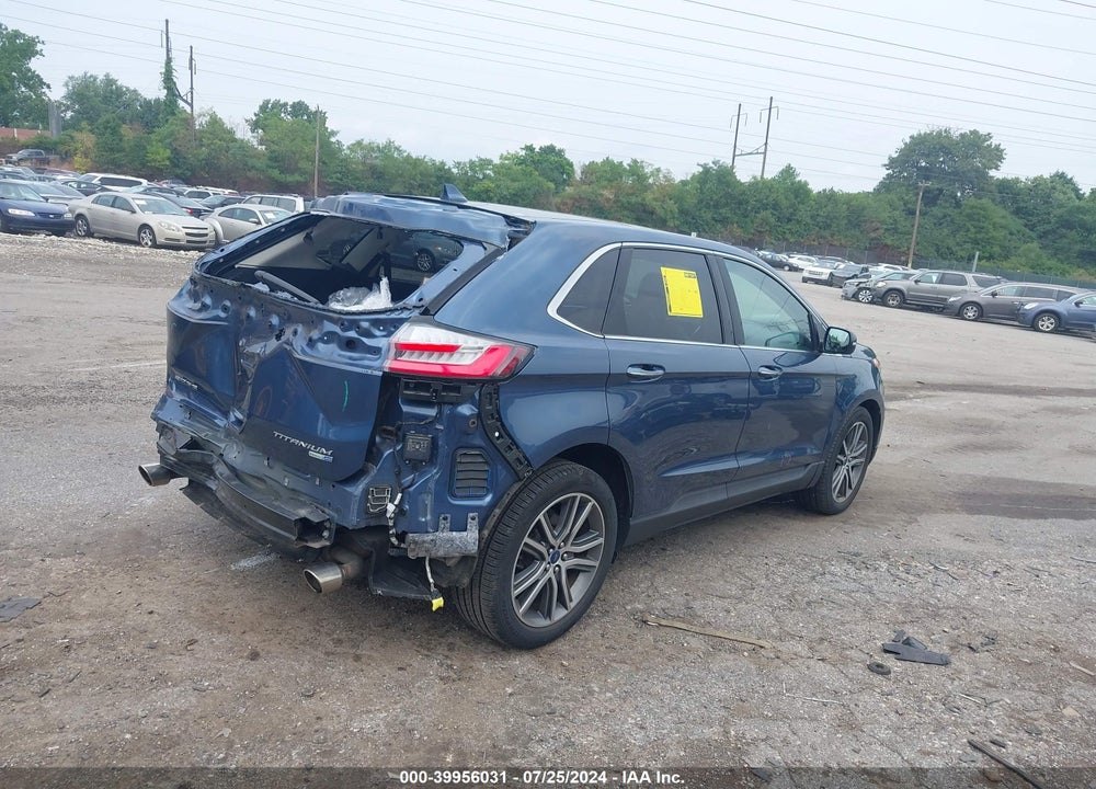 2019 FORD EDGE TITANIUM VIN: 2FMPK4K95KBB47536