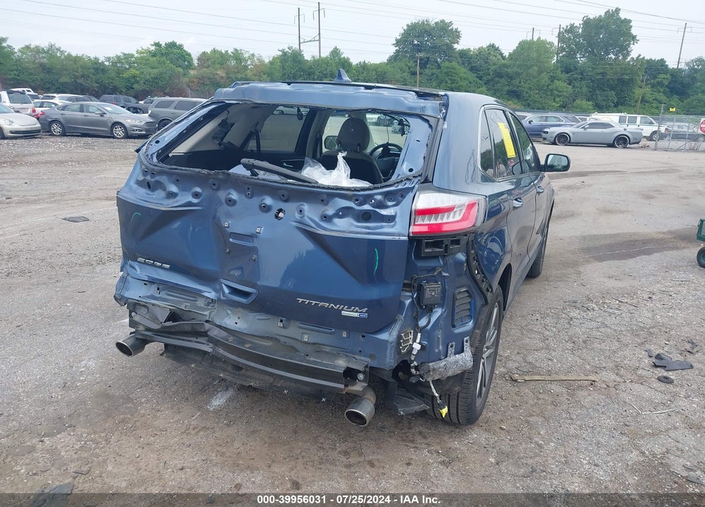 2019 FORD EDGE TITANIUM VIN: 2FMPK4K95KBB47536