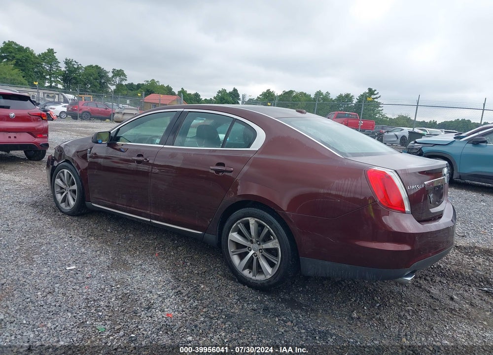 2009 LINCOLN MKS VIN: 1LNHM94R19G624667