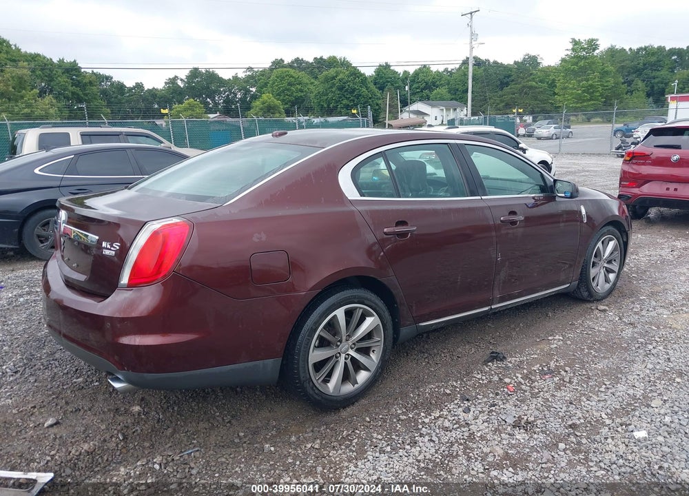 2009 LINCOLN MKS VIN: 1LNHM94R19G624667