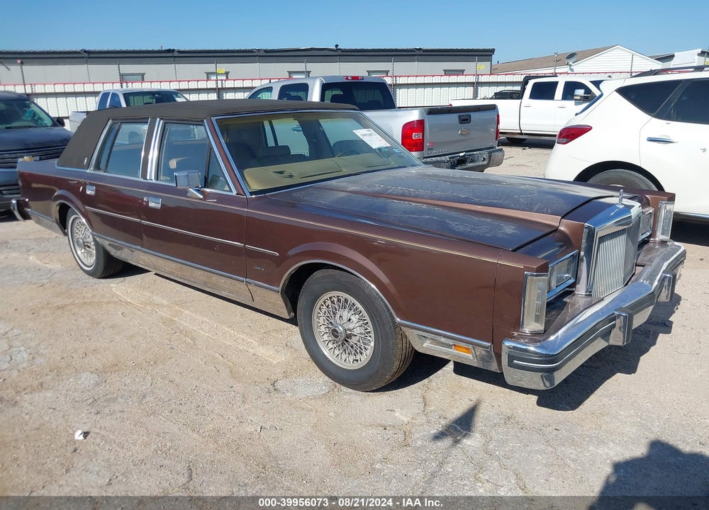 1984 LINCOLN TOWN CAR VIN: 1LNBP96F5EY622022