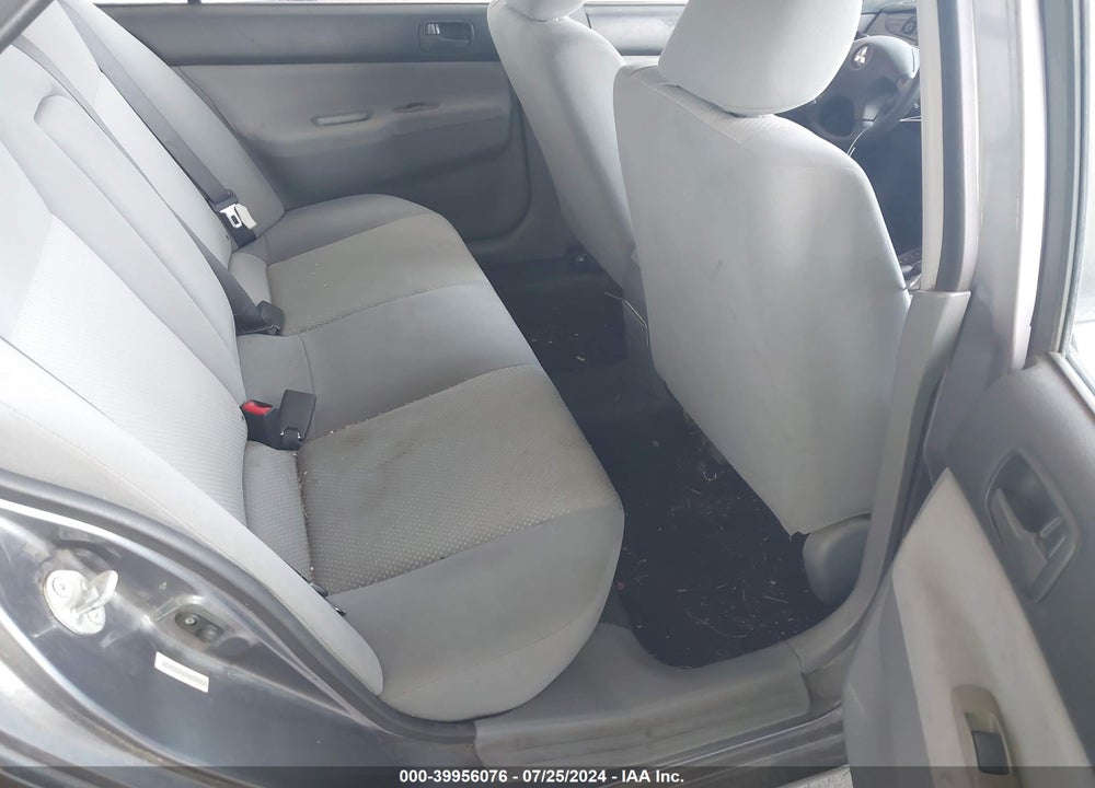 2006 MITSUBISHI LANCER ES/SE VIN: JA3AJ26E66U065080