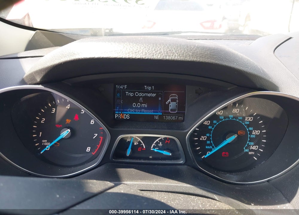 2015 FORD ESCAPE SE VIN: 1FMCU0GX8FUB19027