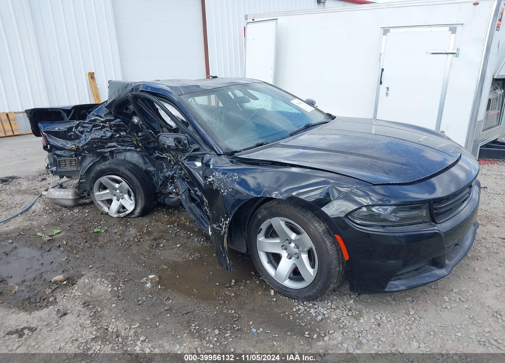 2021 DODGE CHARGER POLICE RWD VIN: 2C3CDXAT8MH526143