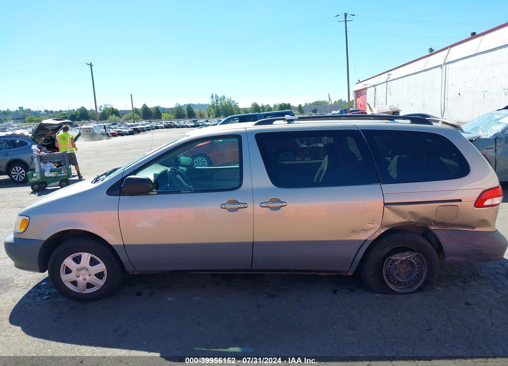 2002 TOYOTA SIENNA VIN: 4T3ZF13C72U503539