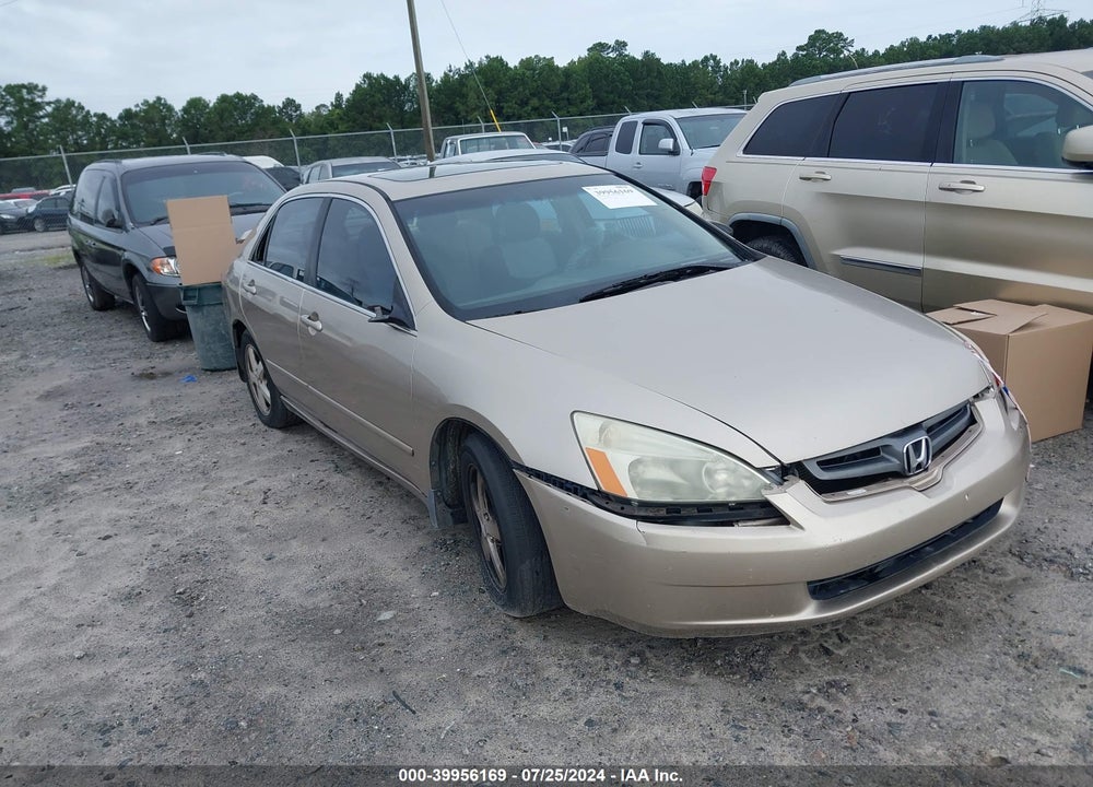 2003 HONDA ACCORD 2.4 EX VIN: 1HGCM56633A075012