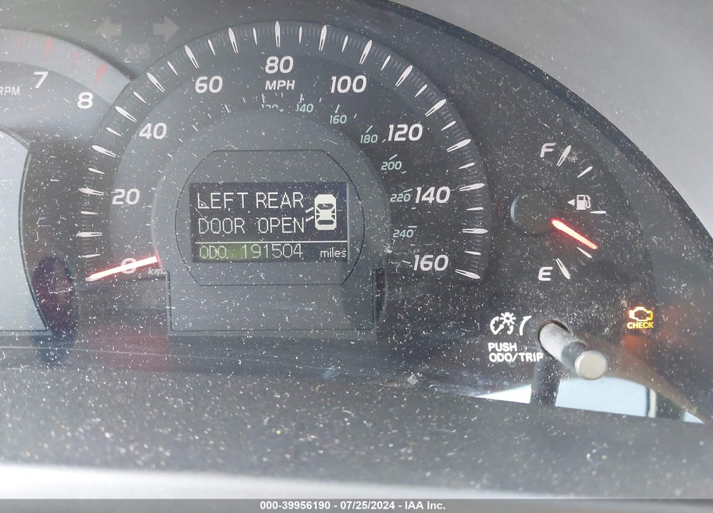 2007 TOYOTA CAMRY XLE V6 VIN: 4T1BK46K17U047619