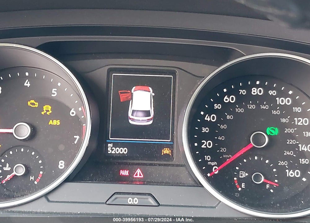 2019 VOLKSWAGEN TIGUAN 2.0T SE/2.0T SEL/2.0T SEL R-LINE/2.0T SEL R-LINE BLACK VIN: 3VV2B7AX2KM185435