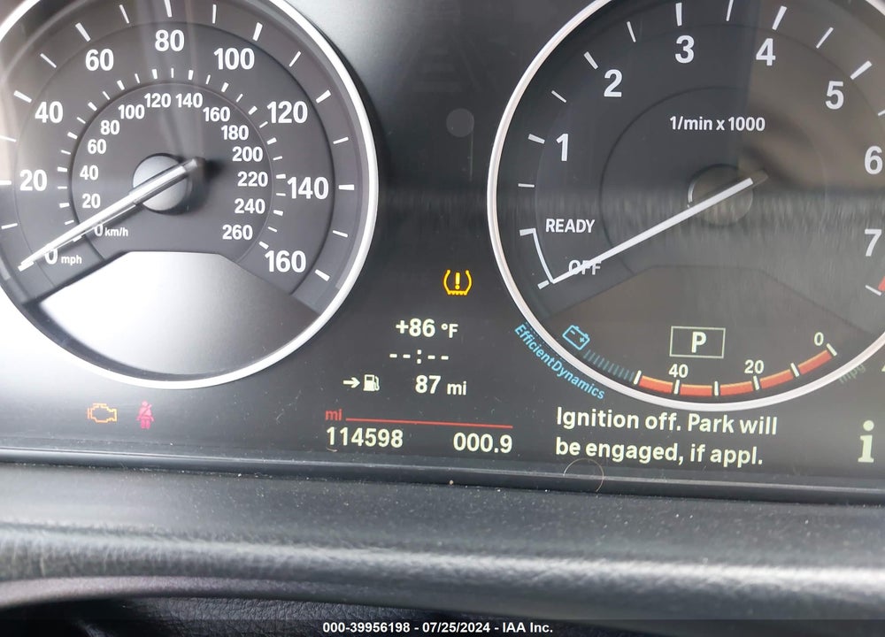 2014 BMW 335I VIN: WBA3A9C51EF478547