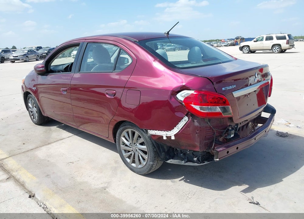 2017 MITSUBISHI MIRAGE G4 SE VIN: ML32F4FJ4HH002221
