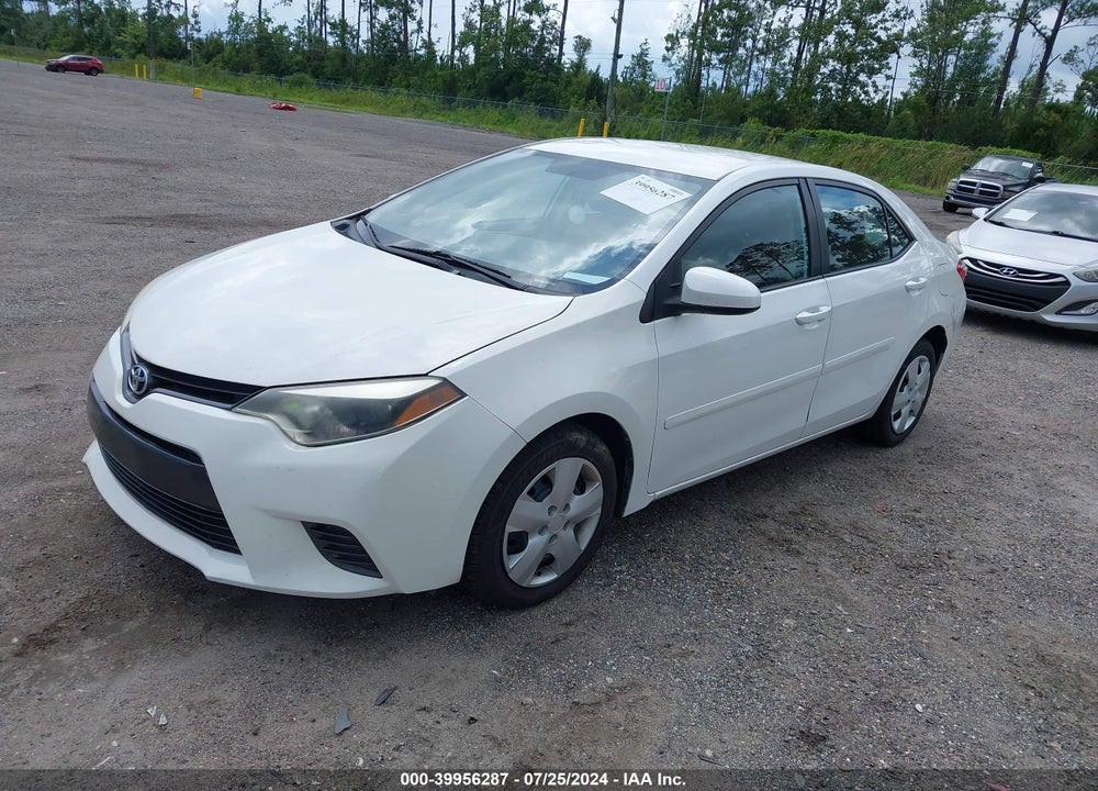 2016 TOYOTA COROLLA LE VIN: 5YFBURHE0GP400979