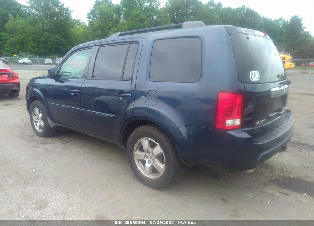 2009 HONDA PILOT EX-L VIN: 5FNYF48509B008638